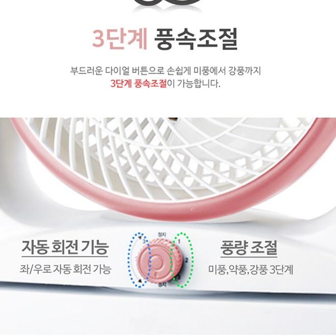 소형선풍기 캠핑 테이블 카페 책상 차박 미니 탁상용선풍기 - 상세 이미지 2