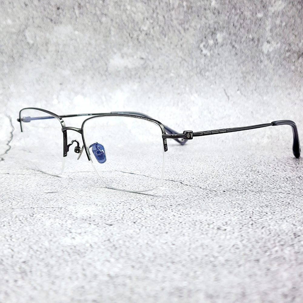 가벼운 초경량 무테 반무테 안경 사각 풀 티타늄안경테 명품 패션 남자 안경태 TGL29