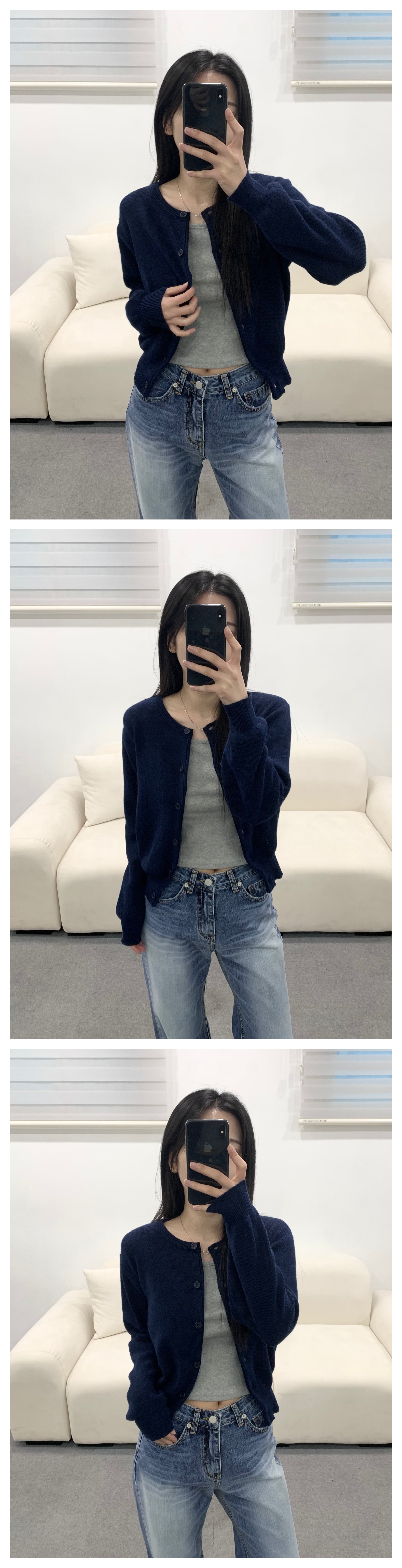 데일리 라운드 가디건 (5col) 상세 이미지 16