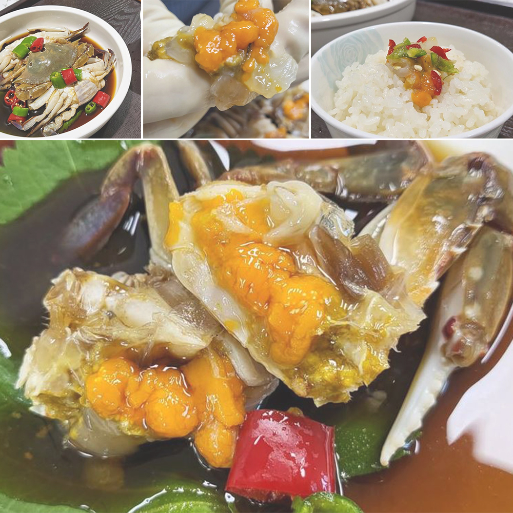 알꽉찬 밥도둑 암꽃게장 2kg 삼점게 통영간장 조리