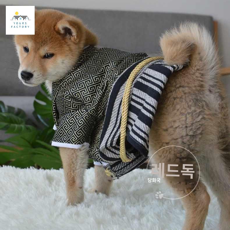 유카타 닌자 강아지 일본 고양이 옷 사무라이 기모노 - 상세 이미지 4