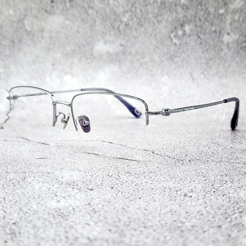 가벼운 초경량 무테 반무테 안경 사각 풀 티타늄안경테 명품 패션 남자 안경태 TGL29