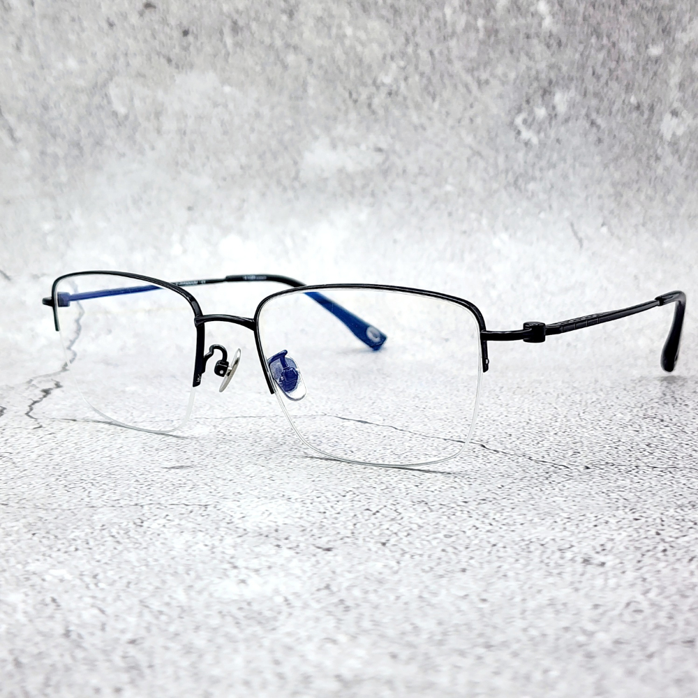 가벼운 초경량 무테 반무테 안경 사각 풀 티타늄안경테 명품 패션 남자 안경태 TGL29