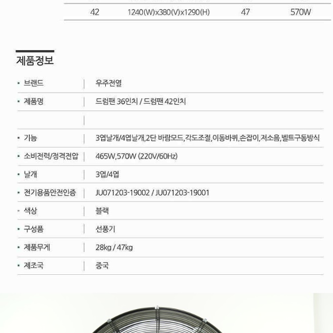 36인치 선풍기 대형 공장 선풍기 현장 현장용 작업용 공장용 선풍기 이미지 7