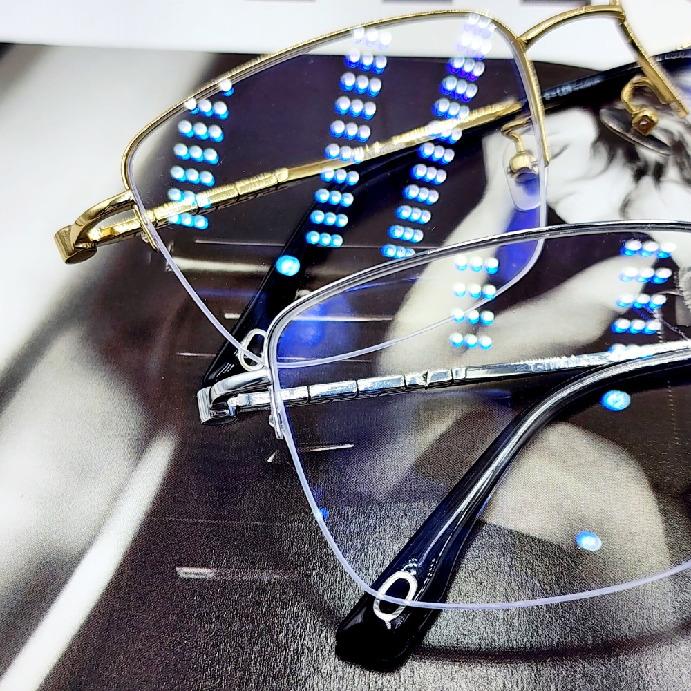 가벼운 초경량 무테 반무테 안경 사각 풀 티타늄안경테 명품 패션 남자 안경태 TGL29