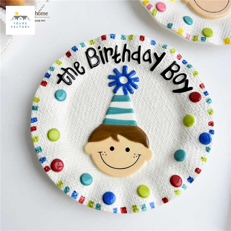 스튜디오 접시 룸 케이크 소품 파티 생일 그릇 - 상세 이미지 4
