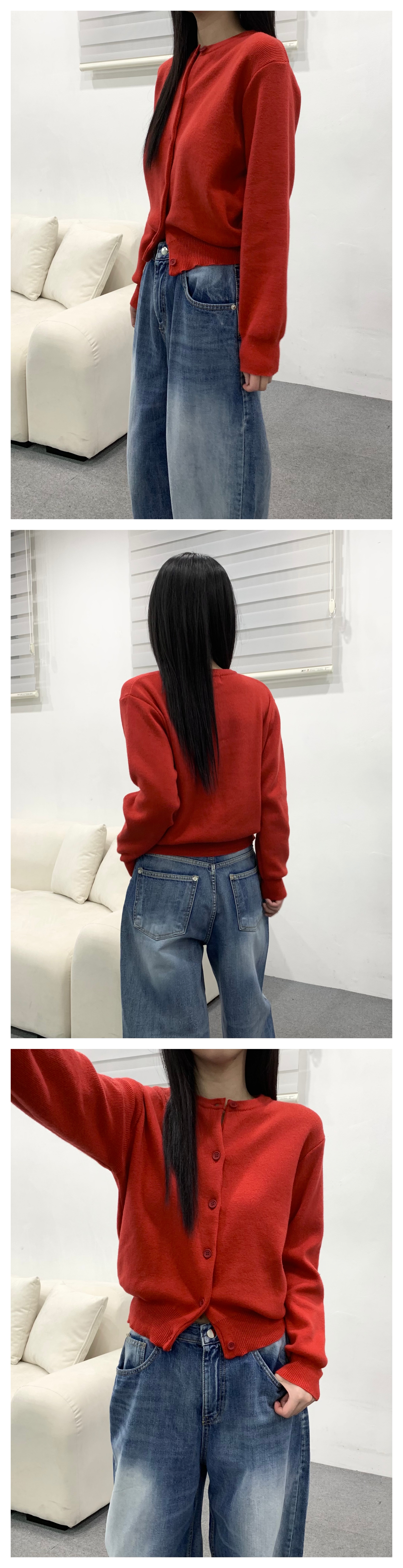데일리 라운드 가디건 (5col) 상세 이미지 22