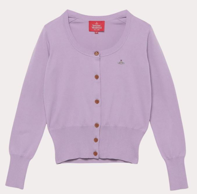비비안웨스트우드 가디건 Organic cotton basic knit round neck 505871883 - 상세 이미지 2