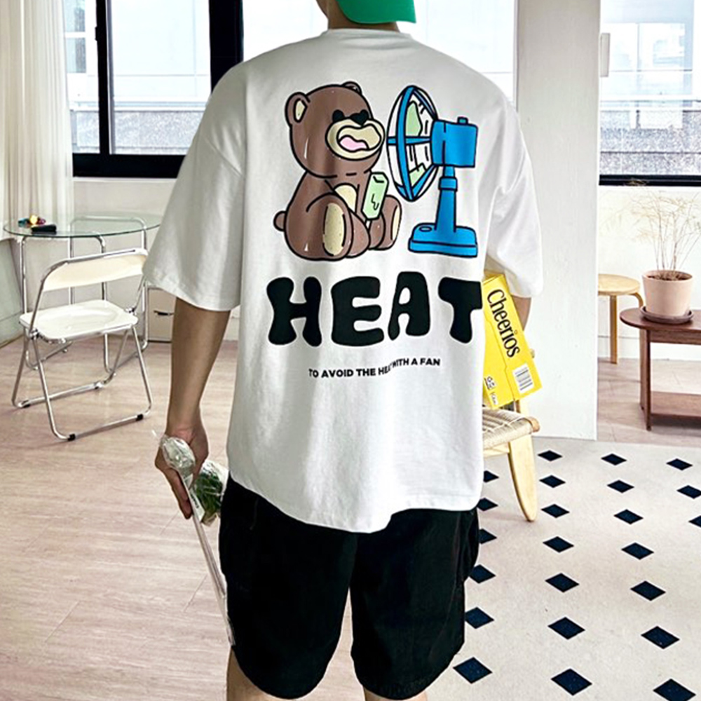 분또반팔 목안늘어나는티 어깨넓어보이는옷 - 상세 이미지 2