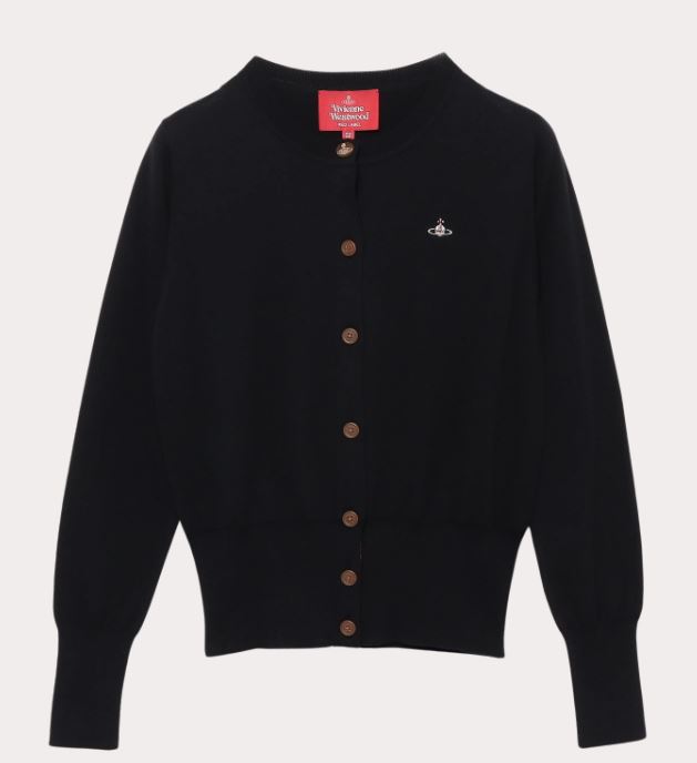 비비안웨스트우드 가디건 Organic cotton basic knit crew neck 505871882 - 상세 이미지 2