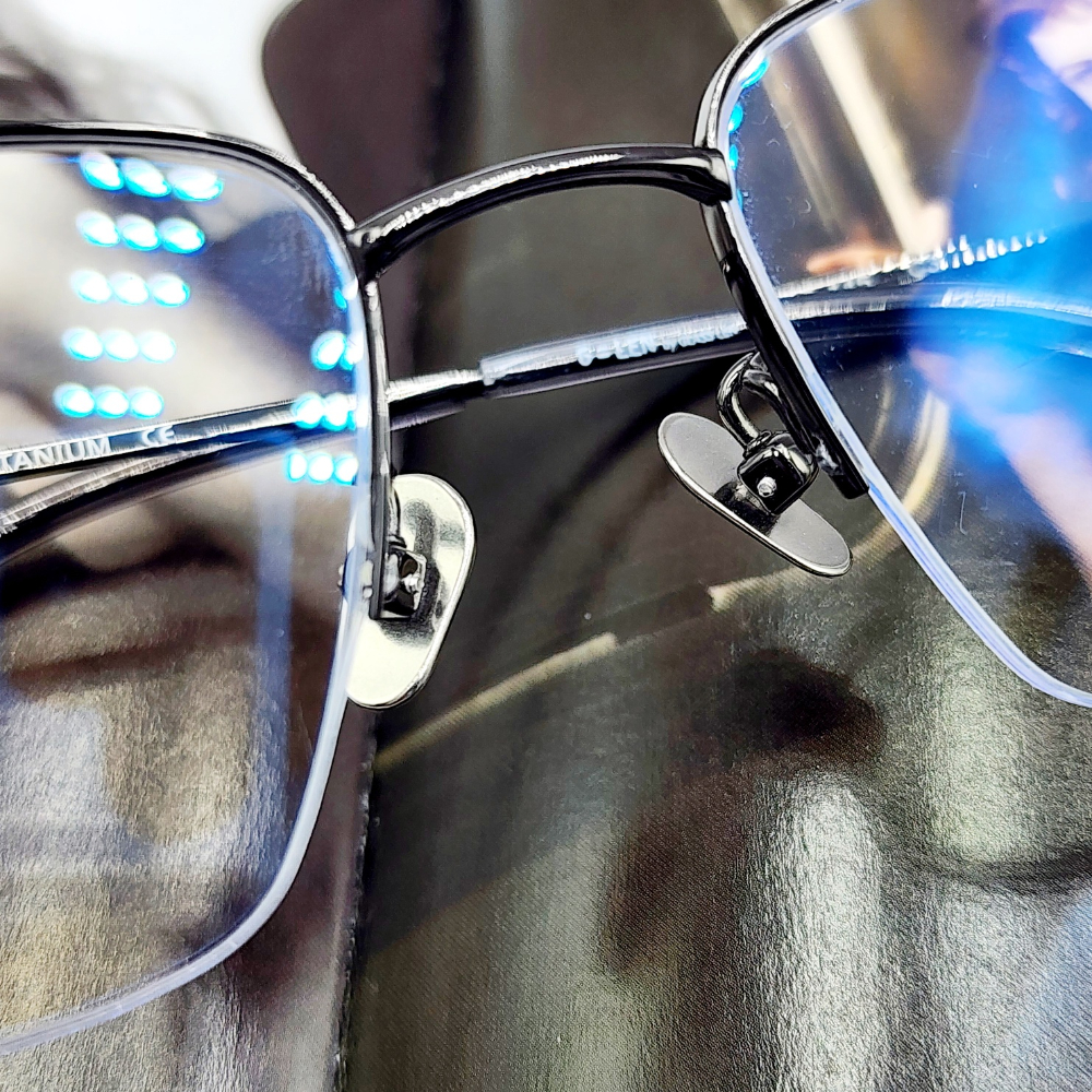 가벼운 초경량 무테 반무테 안경 사각 풀 티타늄안경테 명품 패션 남자 안경태 TGL29