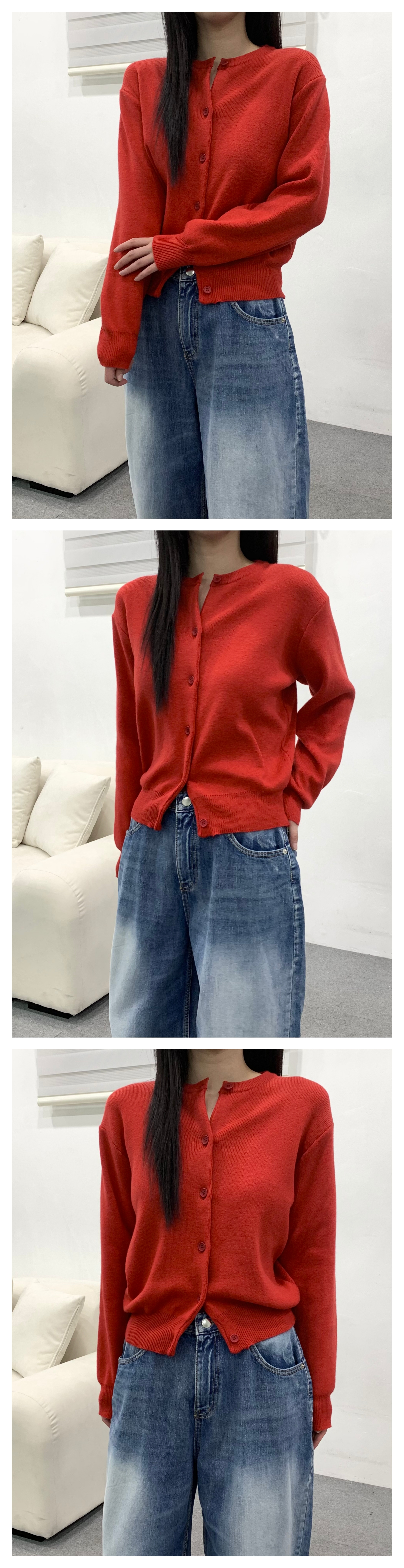 데일리 라운드 가디건 (5col) 상세 이미지 20