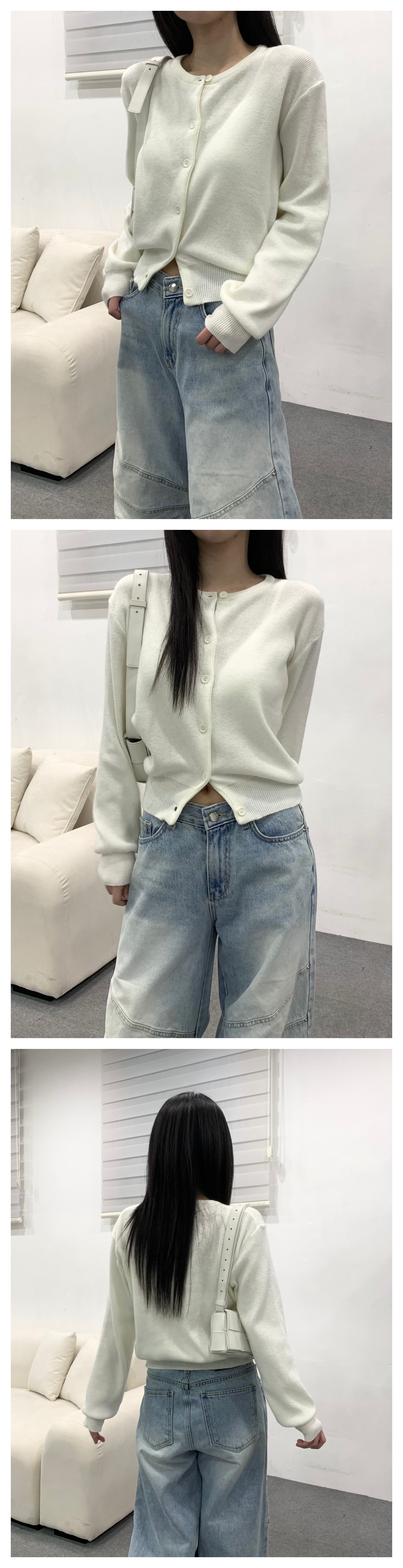 데일리 라운드 가디건 (5col) 상세 이미지 6