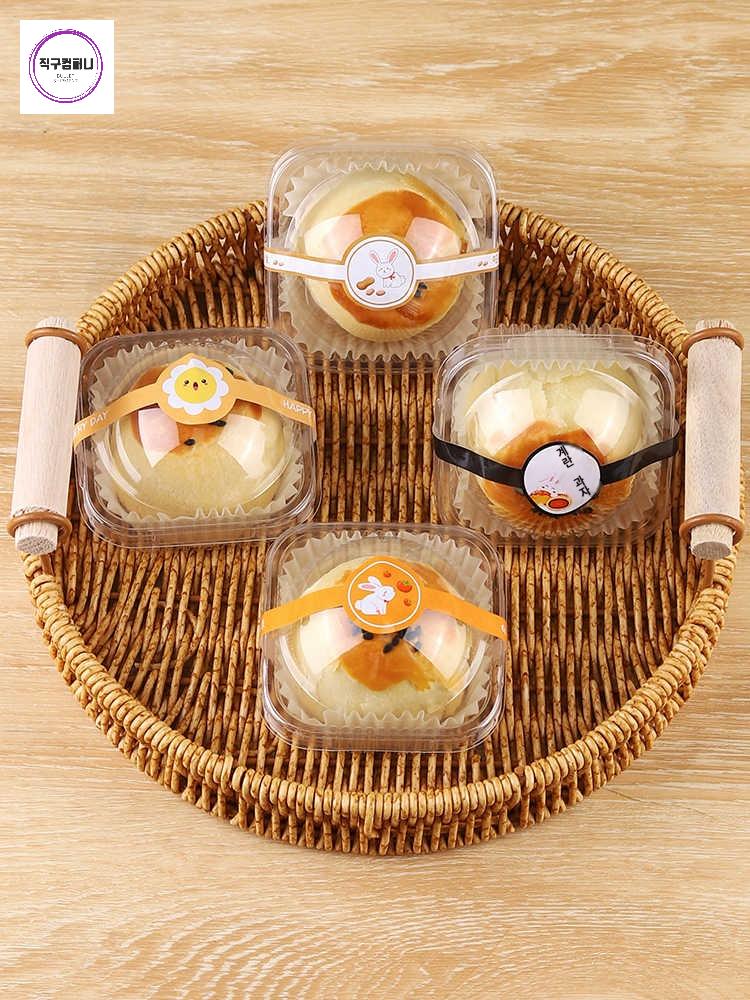 화과자 미니 케이스 월병케이스 타르트 포장 떡 - 상세 이미지 3