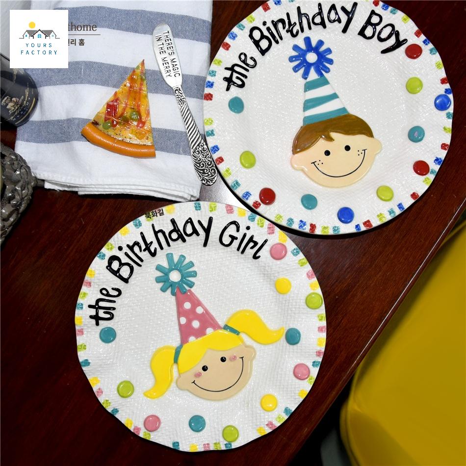 스튜디오 접시 룸 케이크 소품 파티 생일 그릇 - 상세 이미지 2