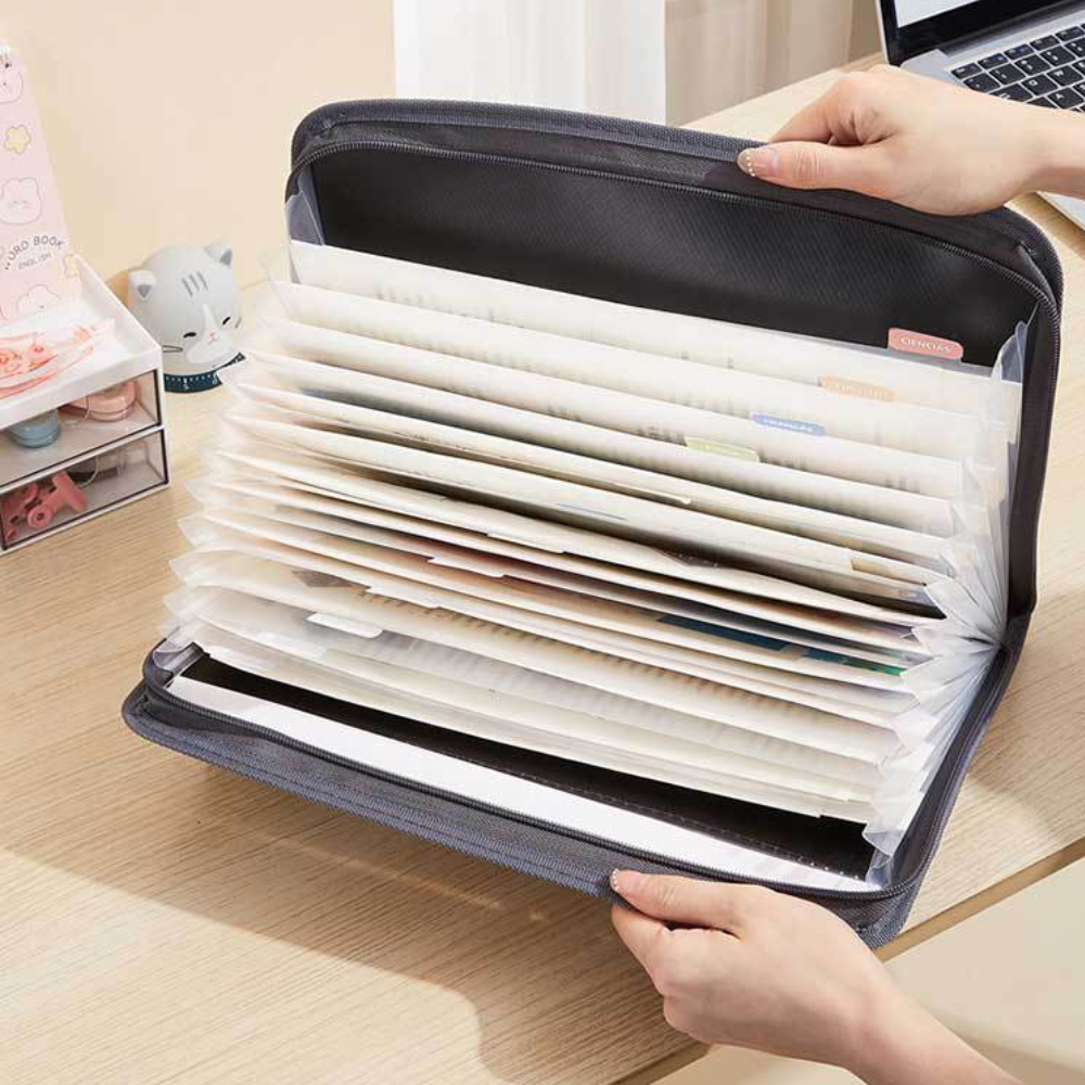 아코디언파일 파일철 악보 부동산계약서 A4 파일 이미지 6