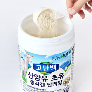 에버뉴트리 고단백 산양유 초유 콜라겐 단백질 450g, 1개 맛있게 먹은 솔직 후기 - 상품 이미지 2