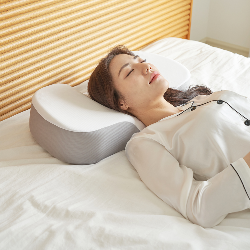힐링팩토리 경추베개 거북목 일자목 디스크 목이개운한 낮은 숙면 베개 메모리폼