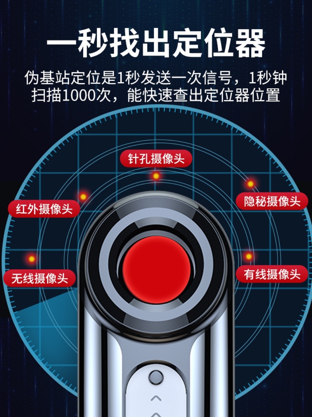 몰카탐지기 카메라 여행용 해킹 차단 적외선 경보 - 상세 이미지 2
