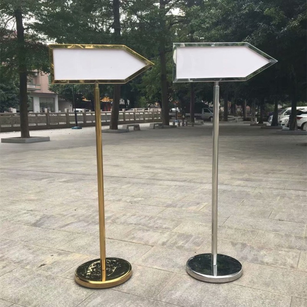 안내 표지판 화살표 스탠드 표시 이정표 홍보 - 상품 이미지