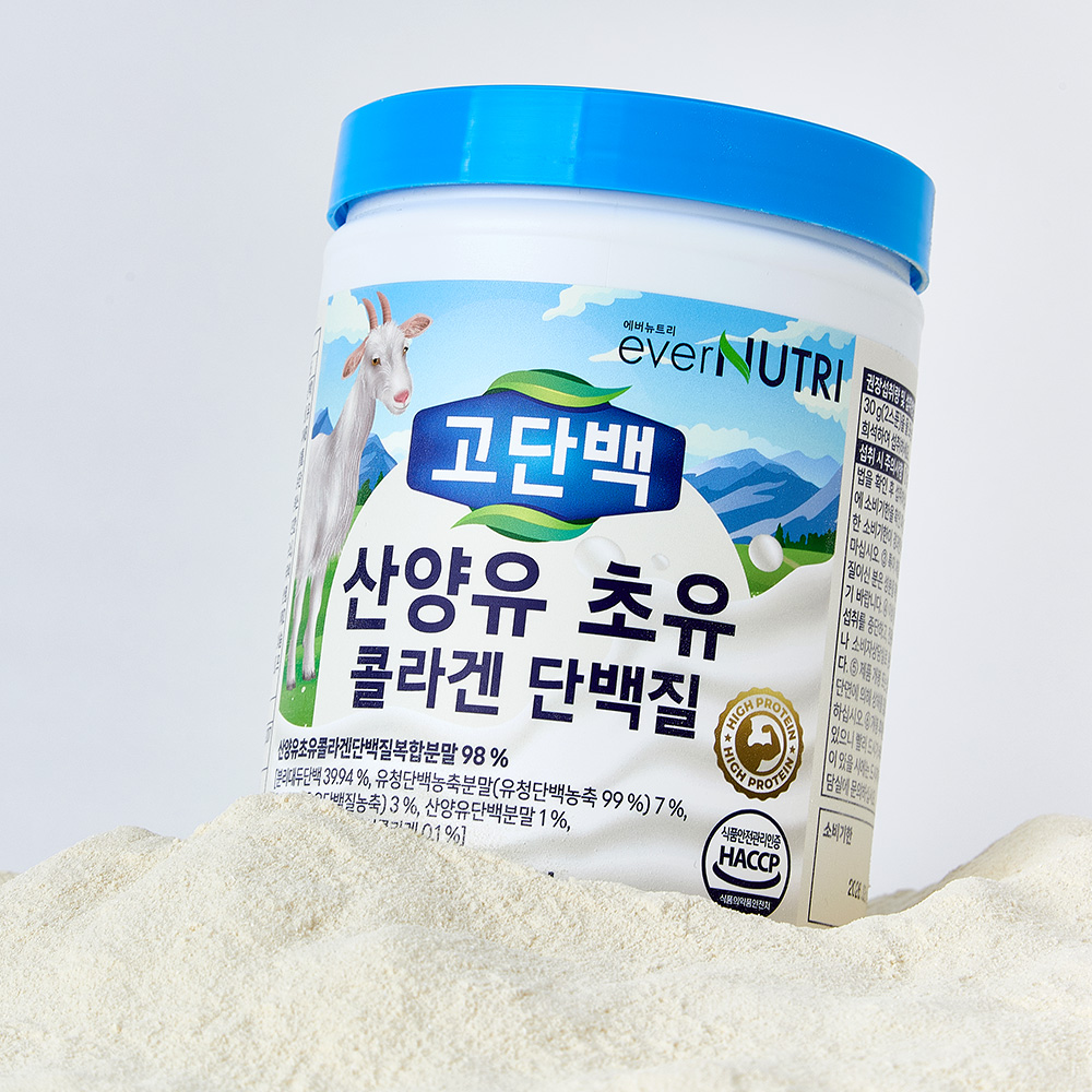 에버뉴트리 고단백 산양유 초유 콜라겐 단백질 450g, 1개 이미지 3