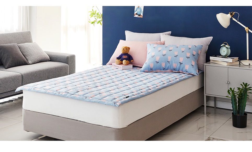 사계절 모달 패드 침대 봄 먼지없는