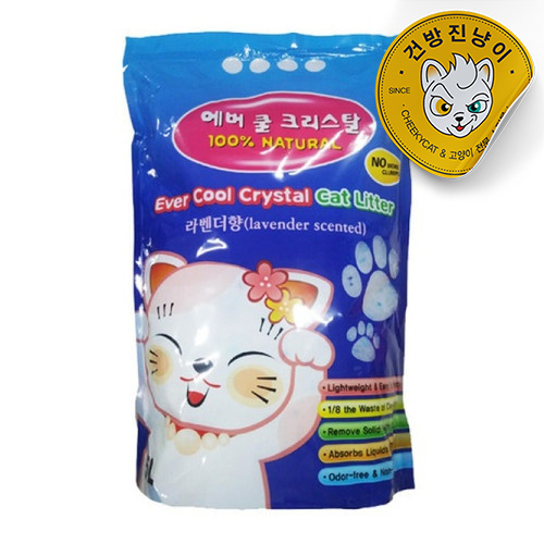 에버쿨 크리스탈 모래 5L (라벤더향)
