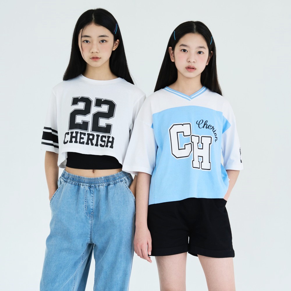 더데이걸 블록코어 나시세트 반팔 티셔츠 TGRA24304 - 상세 이미지 3