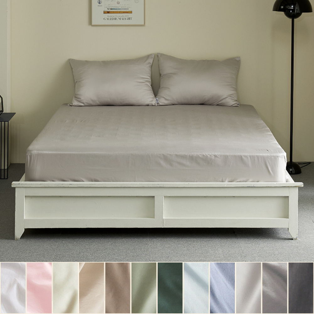 60수 순면100% 솔리드 호텔 매트리스커버 SS