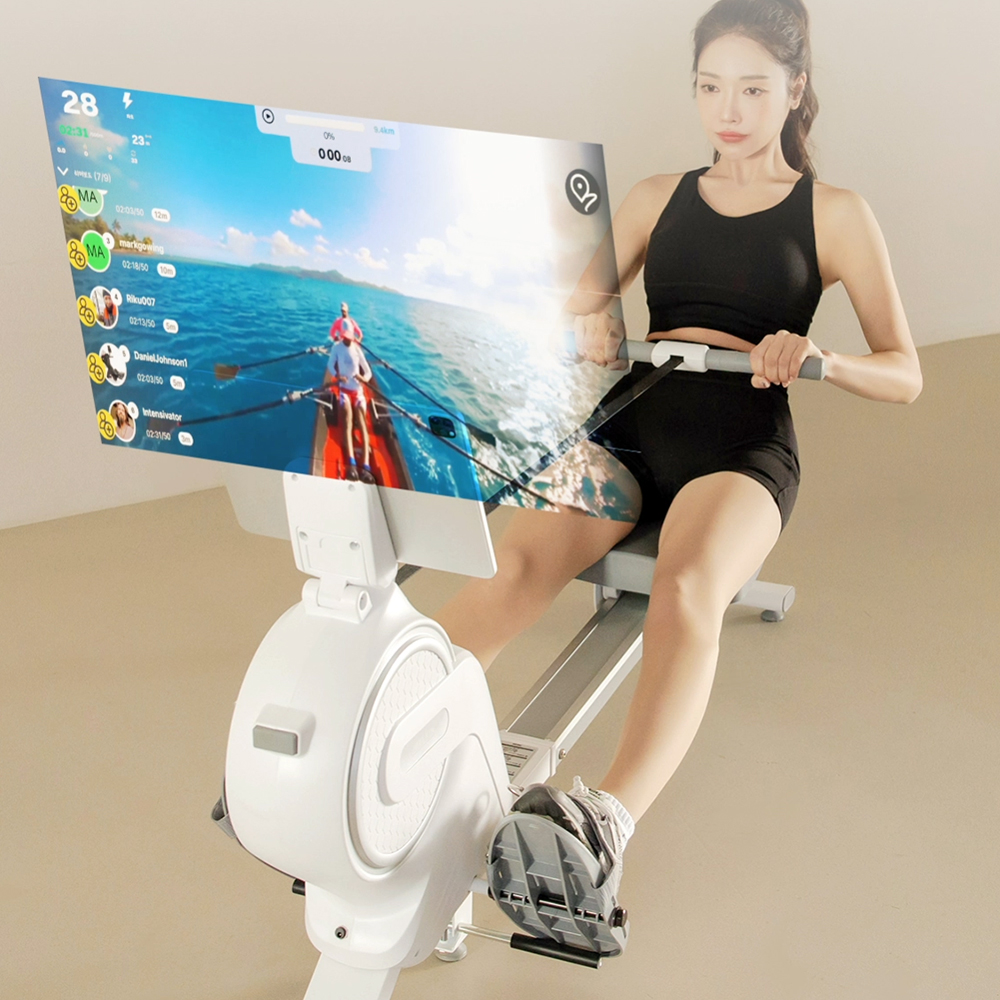 멜킨 스마트 로잉머신 가정용 노젓기 스컬 실내 조정 게임 머신 유산소 전신 운동 기구 이미지 4