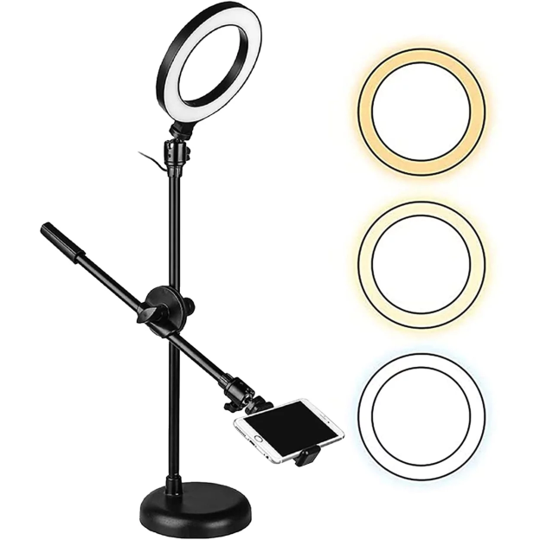 항공샷 거치대 수직촬영 북스캔 책스캔 61cm 유튜브 셀프촬영 링라이트 포함 - 상세 이미지 3