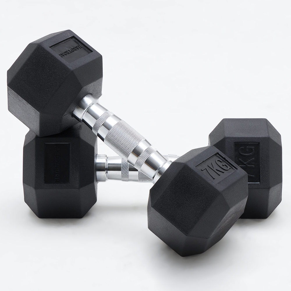 하디로어 육각 덤벨 헬스장 아령 9kg, 1개 이미지 7