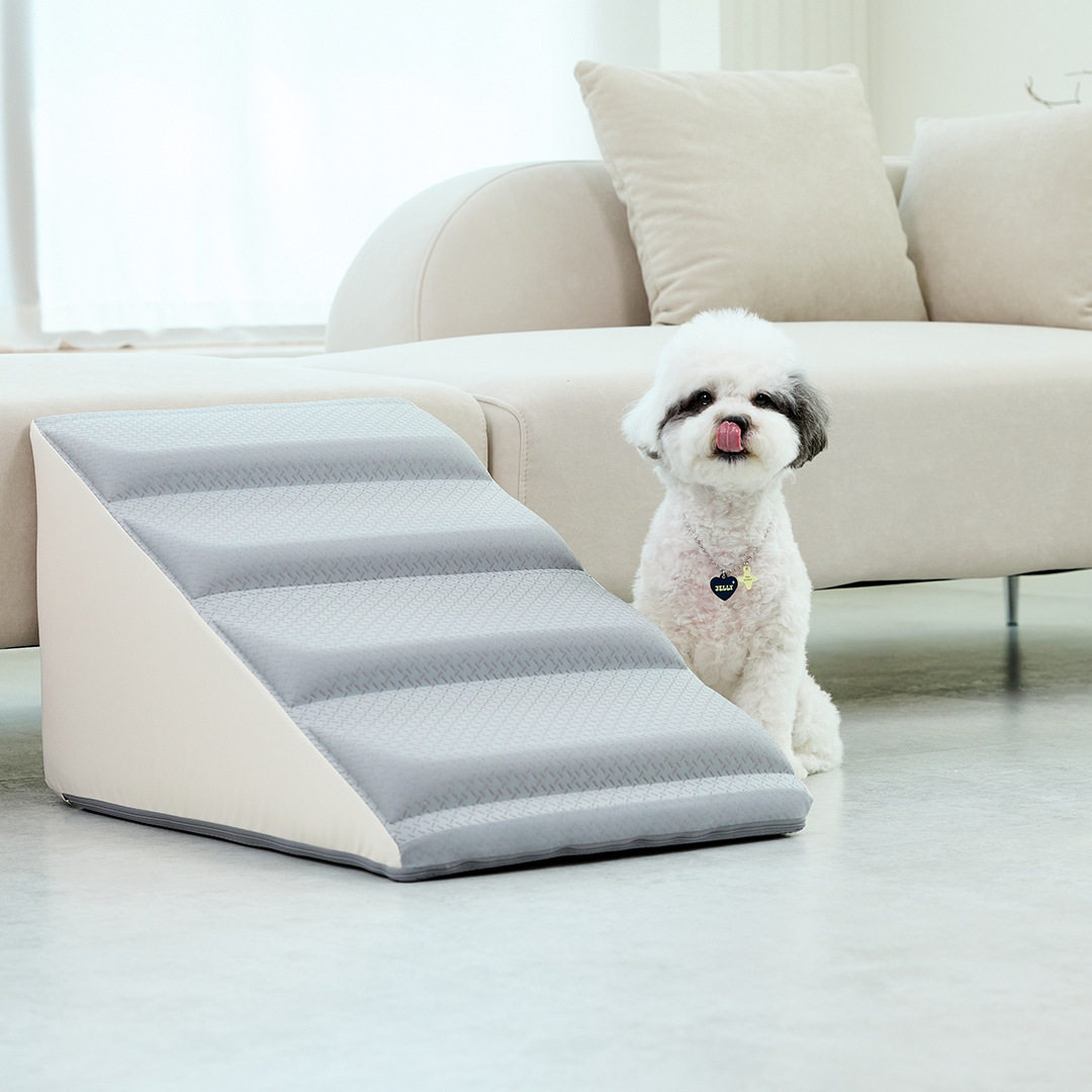 더플래 강아지 계단 고양이 3D 성형 논슬립 애정 펫 스텝 슬라이드 이미지 3