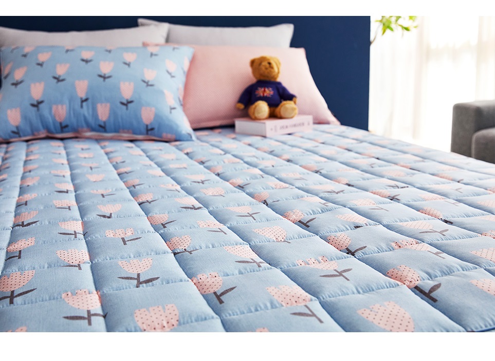 사계절 모달 패드 침대 봄 먼지없는