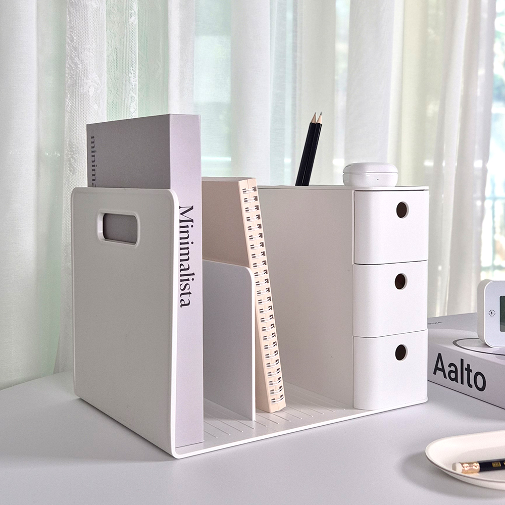 데스크테리어 오거나이저 책꽂이 사무실 필수템 책상꾸미기 실사용 후기 | 효과 있을까? - 대표 이미지