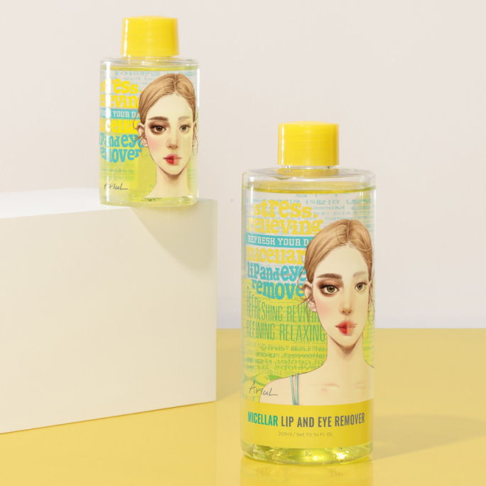 아리얼 스트레스 릴리빙 미셀라 립앤아이 리무버 100ml, 1개 이미지 3