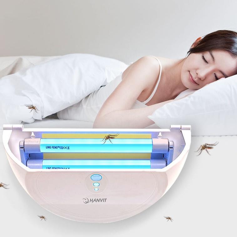 LED모기퇴치기 유인포충기 끈끈이 LED 날벌레 퇴치기 실내용 - 메인 이미지