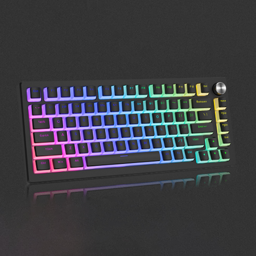 푸딩 투명 키캡 블랙 LED RGB 반투명 OEM PBT 커스컴 키보드키캡 이미지 8