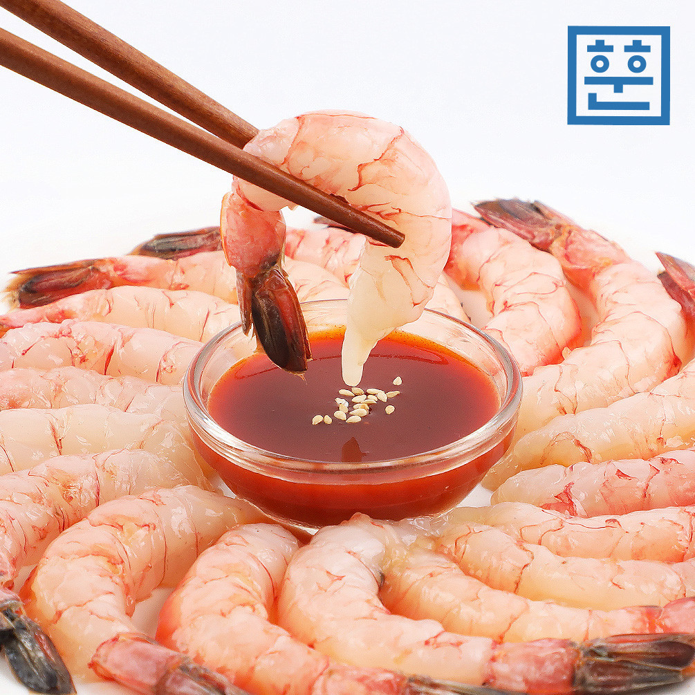 훈훈수산 남해 자연산 손질 달마새우 생새우회 초밥용