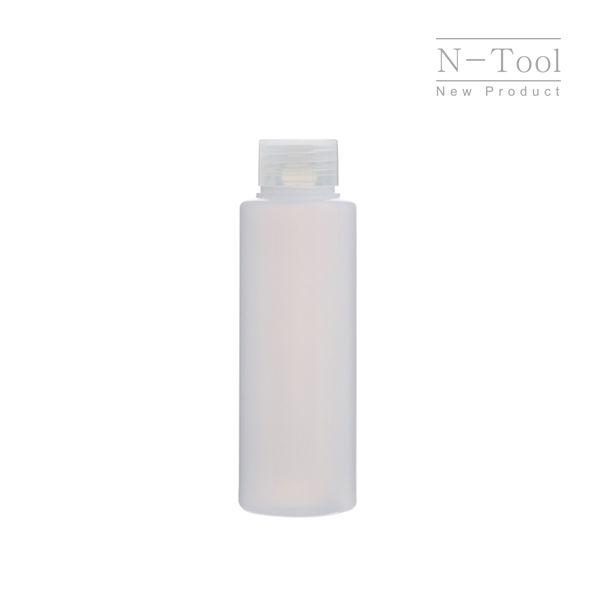 엔툴 반투명 소분용기 100ml 24파이 투명캡 HDPE - 메인 이미지
