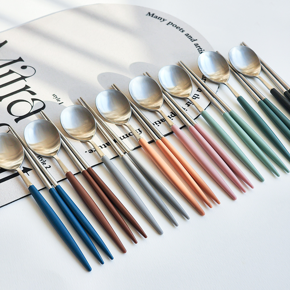 이디프 스텐 수저세트 숟가락 젓가락 세트