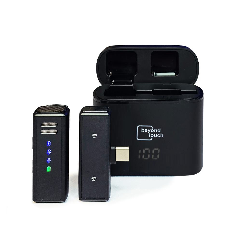 비욘드터치 에어마이크프로 무선 핀마이크 유튜브 스마트폰 아이폰 싱글 USB-C