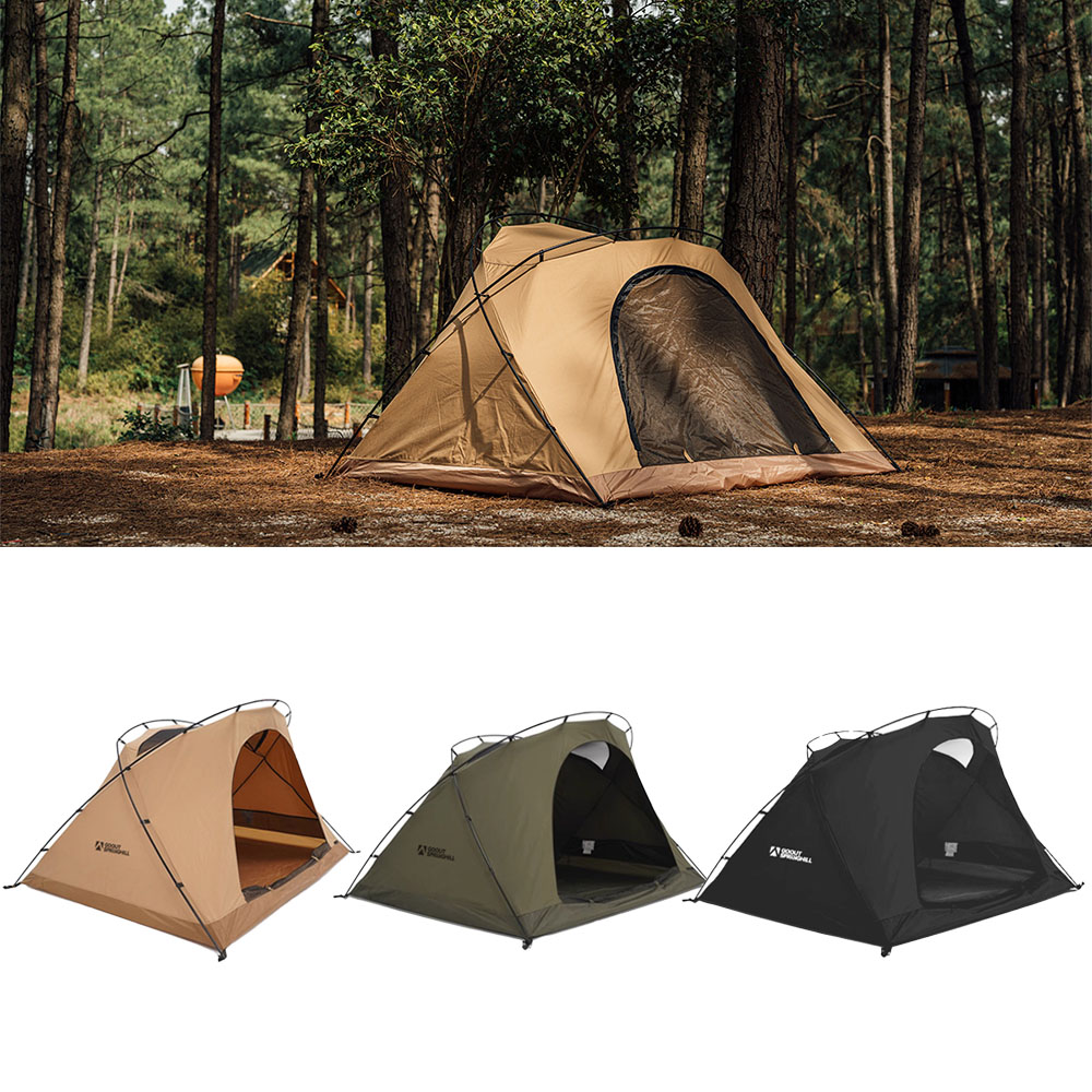 고아웃 스프링힐 캠핑 텐트 경량 코트텐트 백팩킹 초경량 1인용 2인용