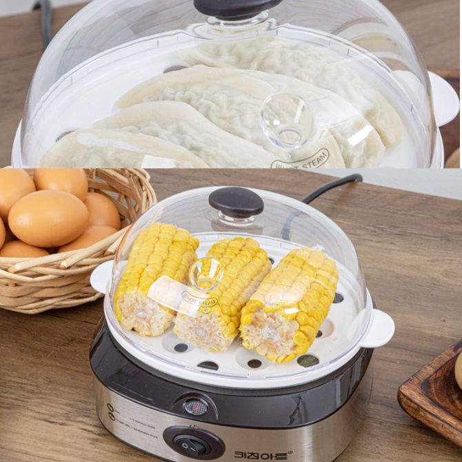 대용량 스팀 쿠커 만능찜기 다용도찜기 전기 만두 찜기