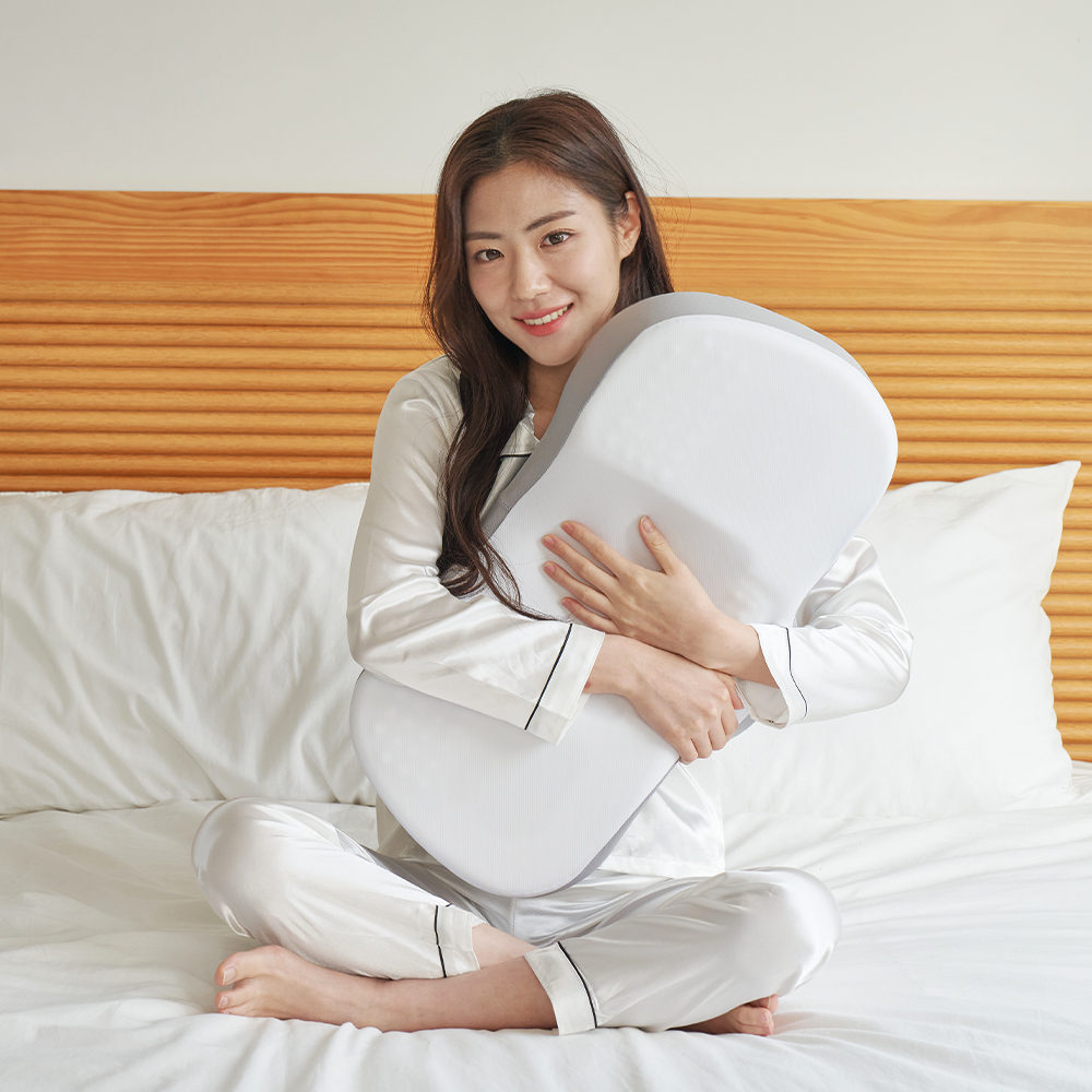 힐링팩토리 경추베개 거북목 일자목 디스크 목이개운한 낮은 숙면 베개 메모리폼