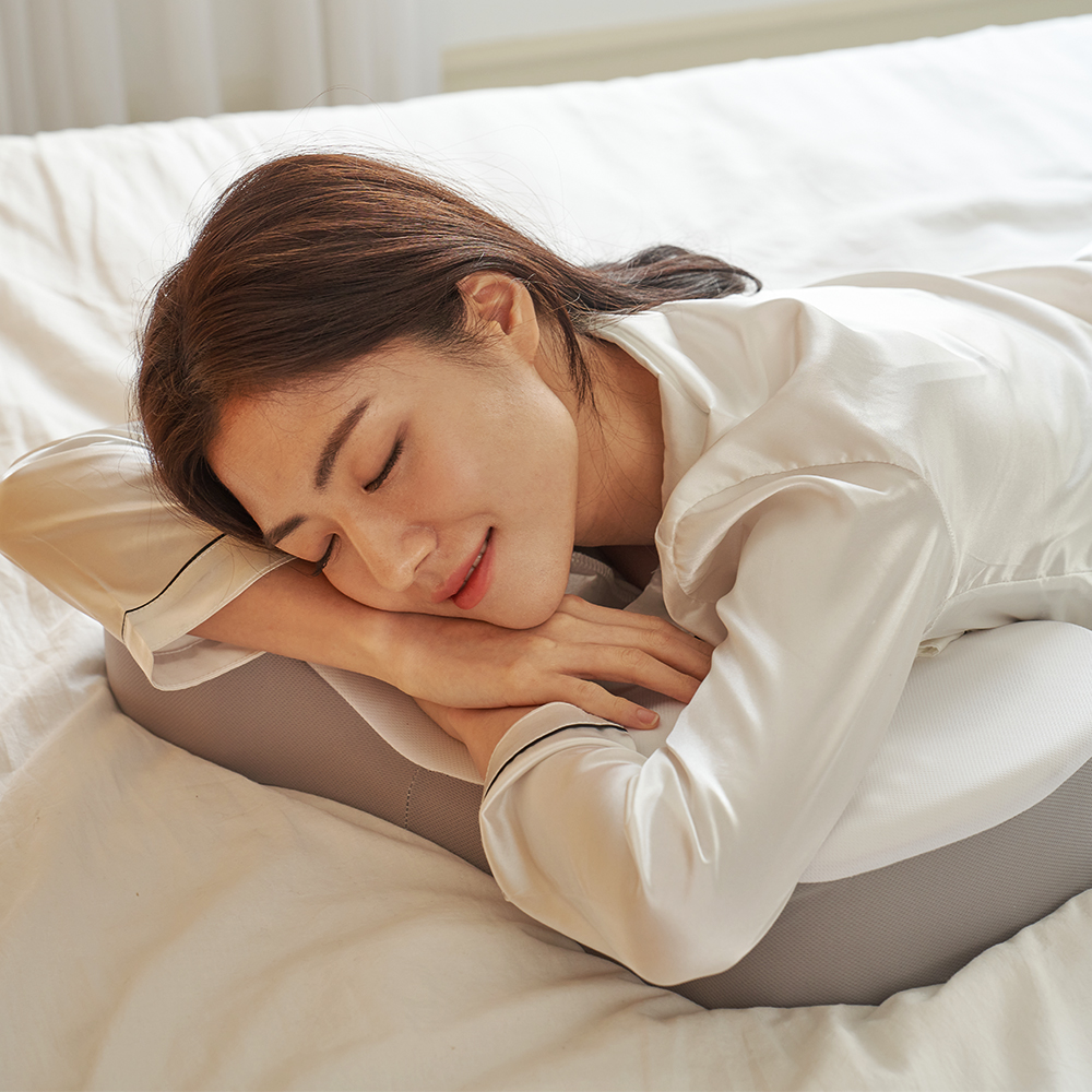 힐링팩토리 경추베개 거북목 일자목 디스크 목이개운한 낮은 숙면 베개 메모리폼