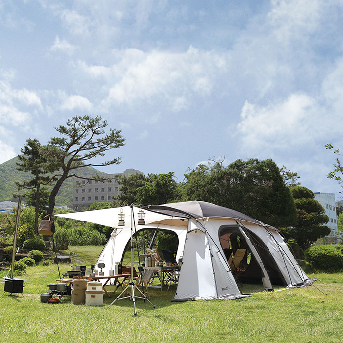 콜핑 바일로 리빙쉘 텐트 스너그 대형 터널형 캠핑텐트