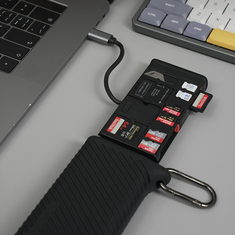 피지테크 CFexpress 고속 카드리더기 케이스 타입B USB 3.2 그린 P-GM-169 - 상세 이미지 4
