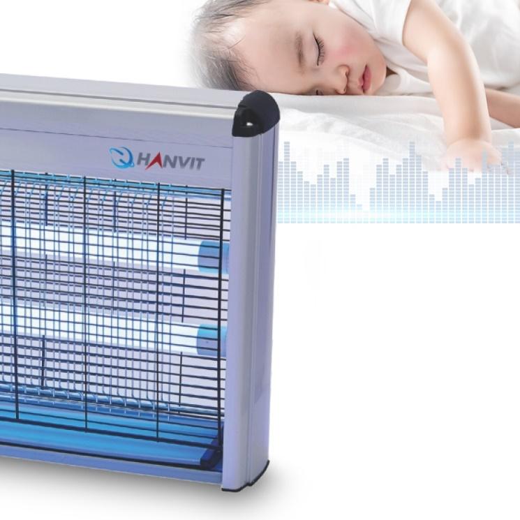 포충램프 모기퇴치등 LED UV 전격 살충기 포충기 18형 - 메인 이미지