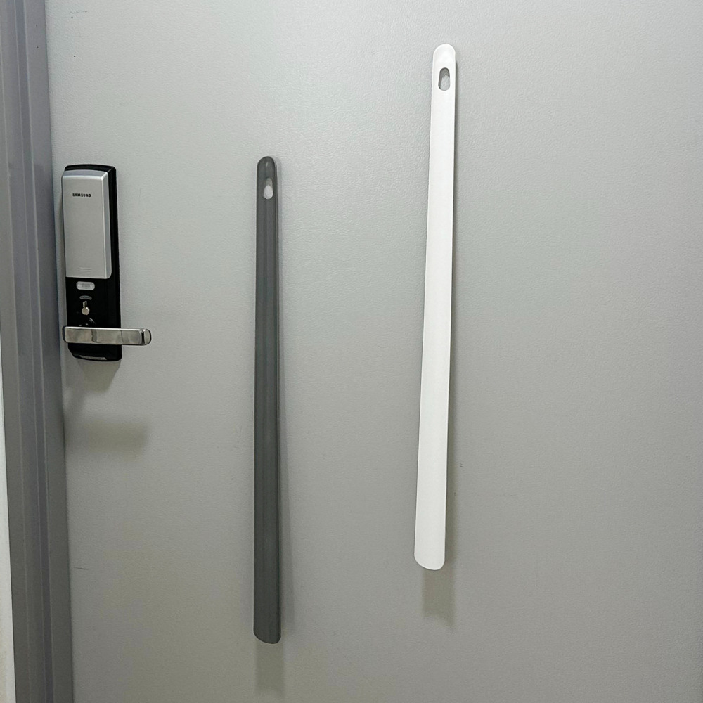 올지 무설치 자석 구두주걱 롱 구둣주걱 현관문 긴 70cm 신발 헤라 화이트